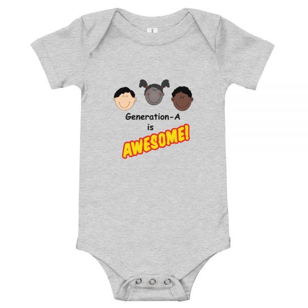 Generation-A is Awesome! – Onesie - Gray